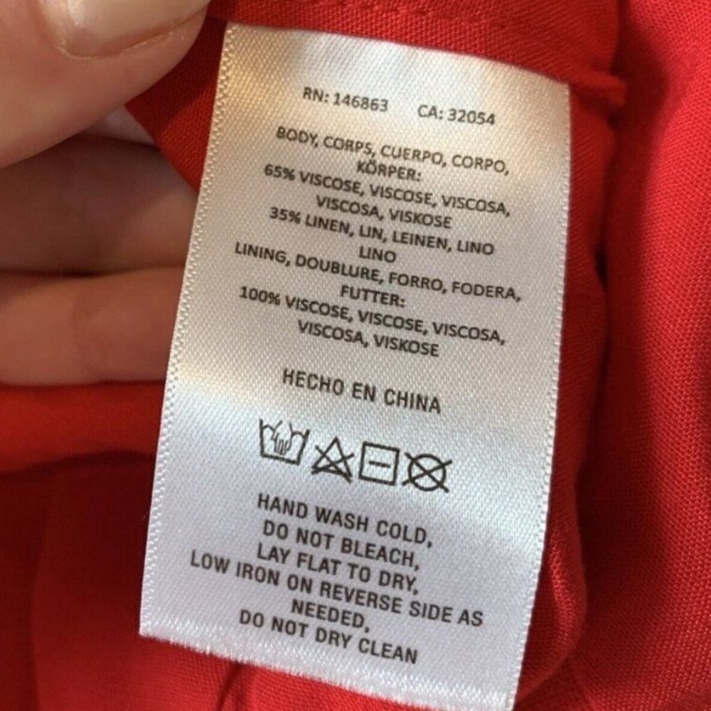 MARE MARE X ANTHROPOLOGIE RED VEST SUMMER VIBES - Picture 10 of 11